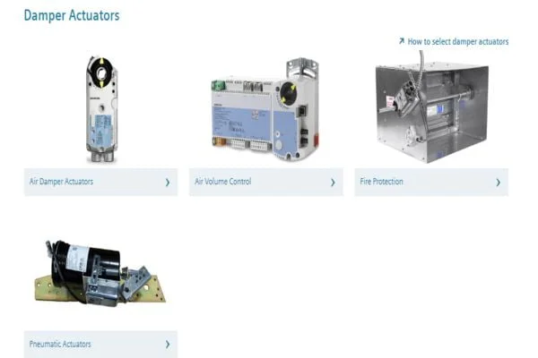 مثبط " damper actuators" 